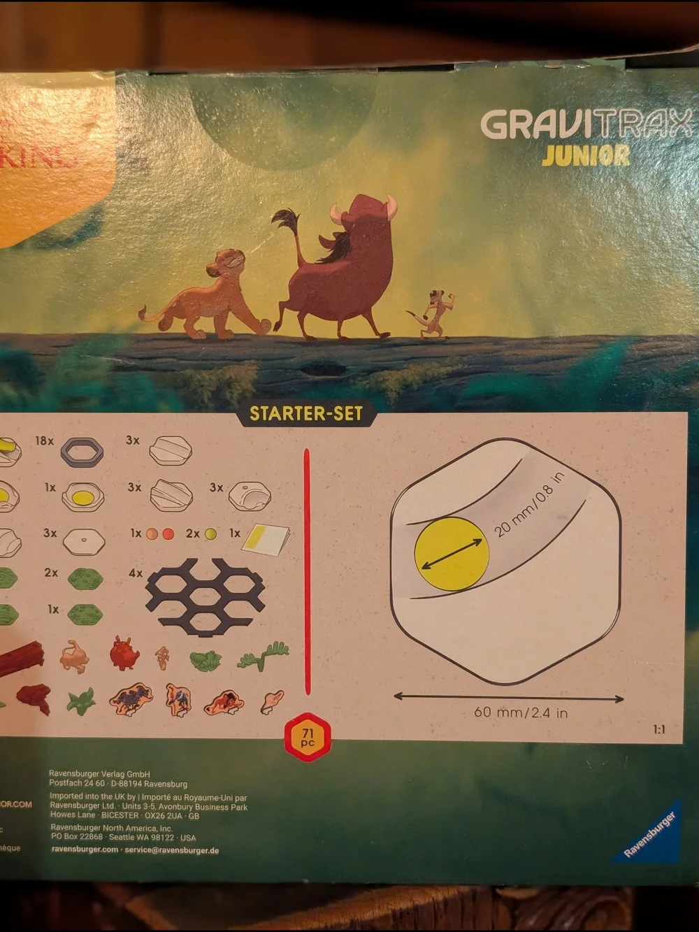 Gravitrax Junior Starter Set w/Lion King Expansion Bundle STEM Toy Ravensburger